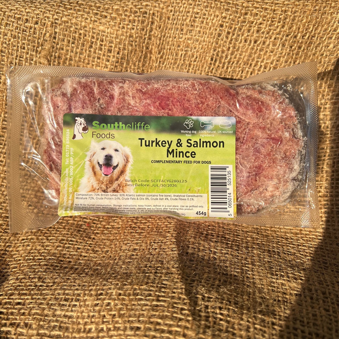 Southcliffe Turkey & Salmon Mince 454g