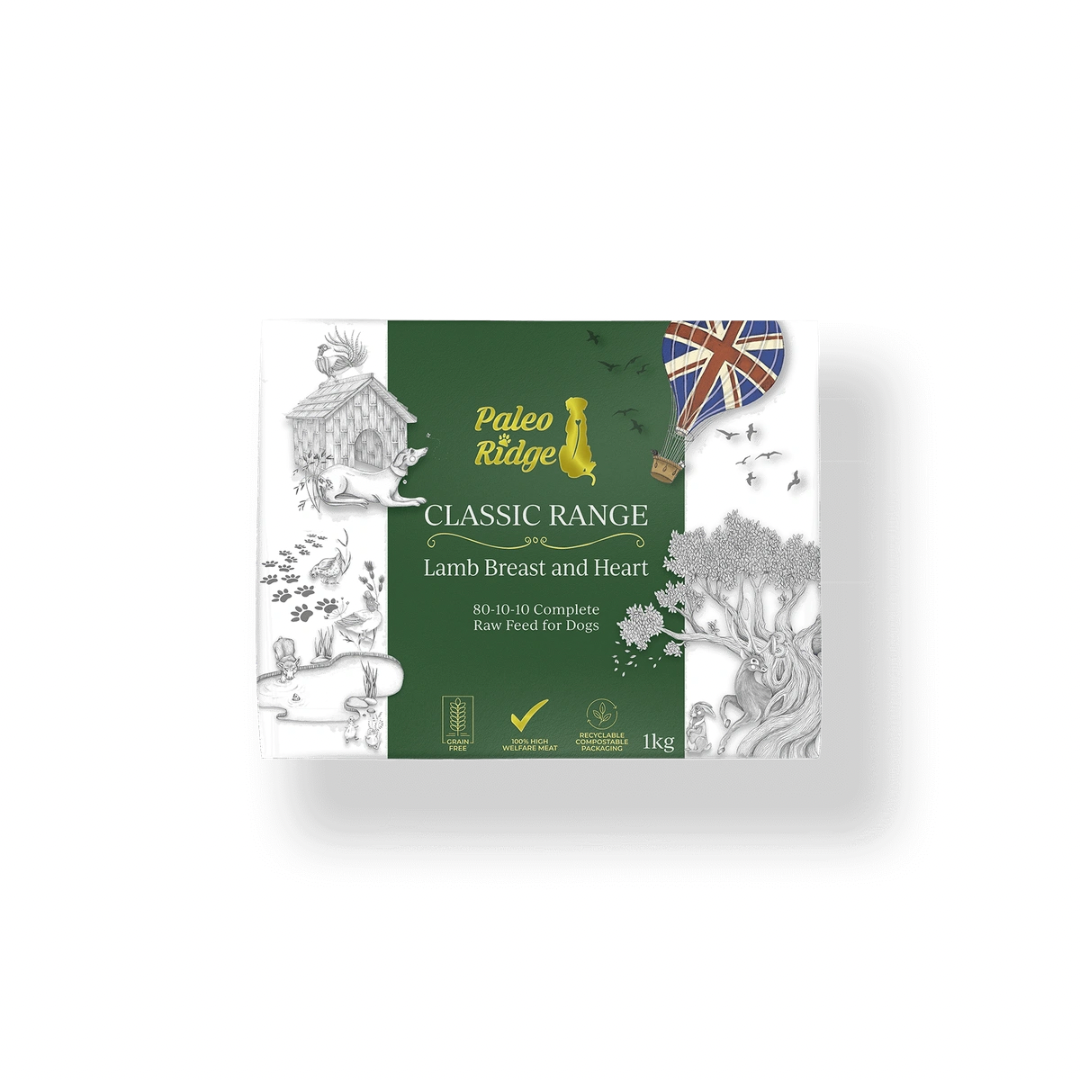 Paleo Classic Lamb Breast & Heart 1kg