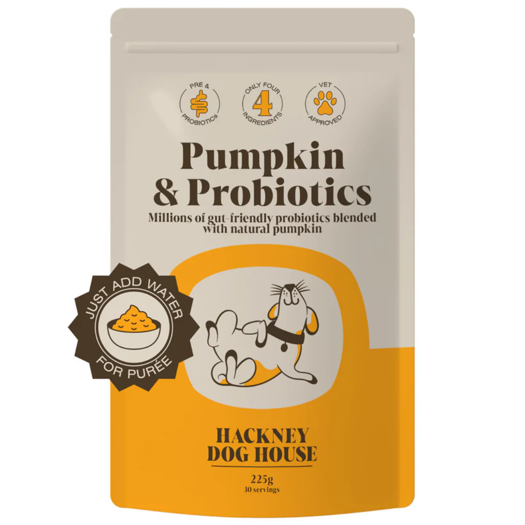 Hackney Dog House Pumpkin & Probiotics Powder 225g