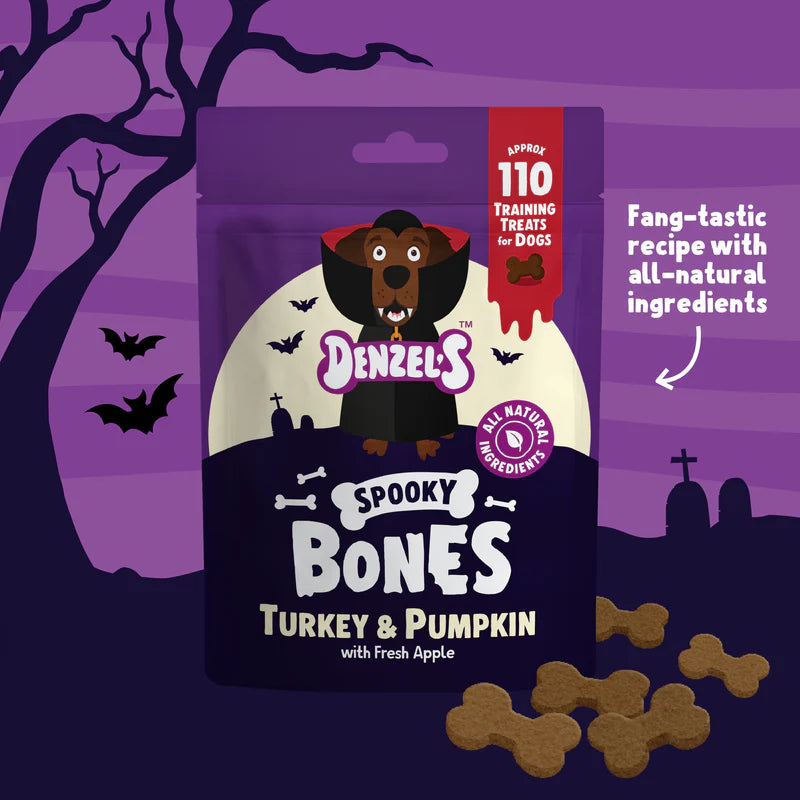 Denzel's Spooky Bones Turkey & Pumpkin