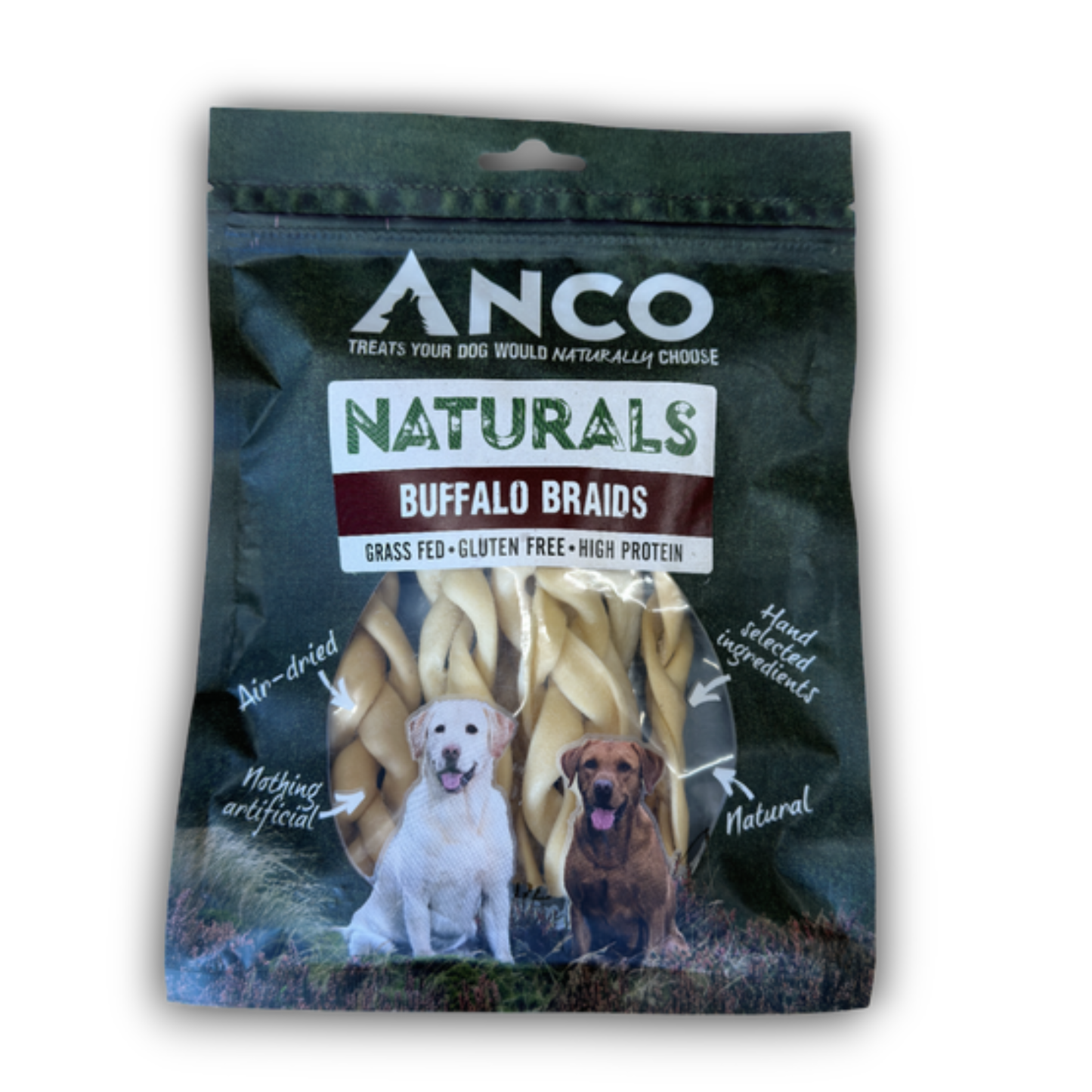 Anco Naturals Buffalo Braids 100g