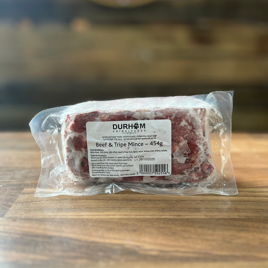 Durham Animal Feeds Beef & Tripe Mince 454g