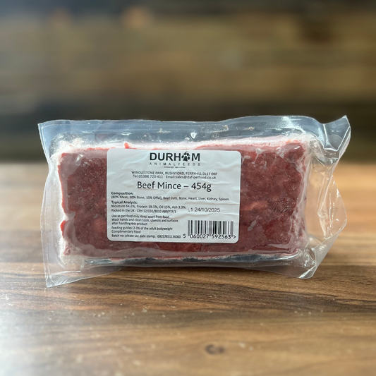 Durham Animal Feeds Beef Mince 454g