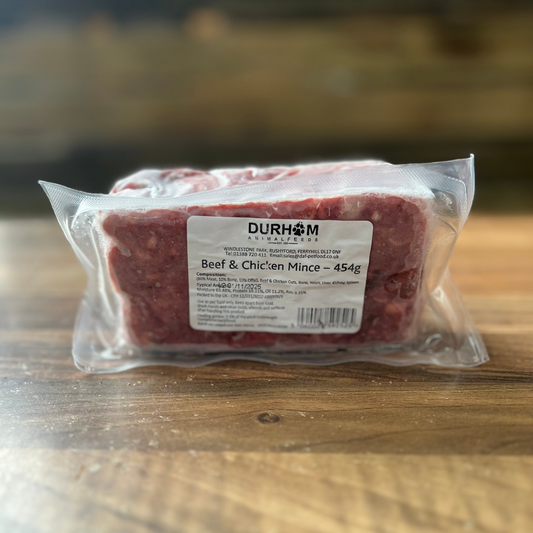 Durham Animal Feeds Beef & Chicken Mince 454g