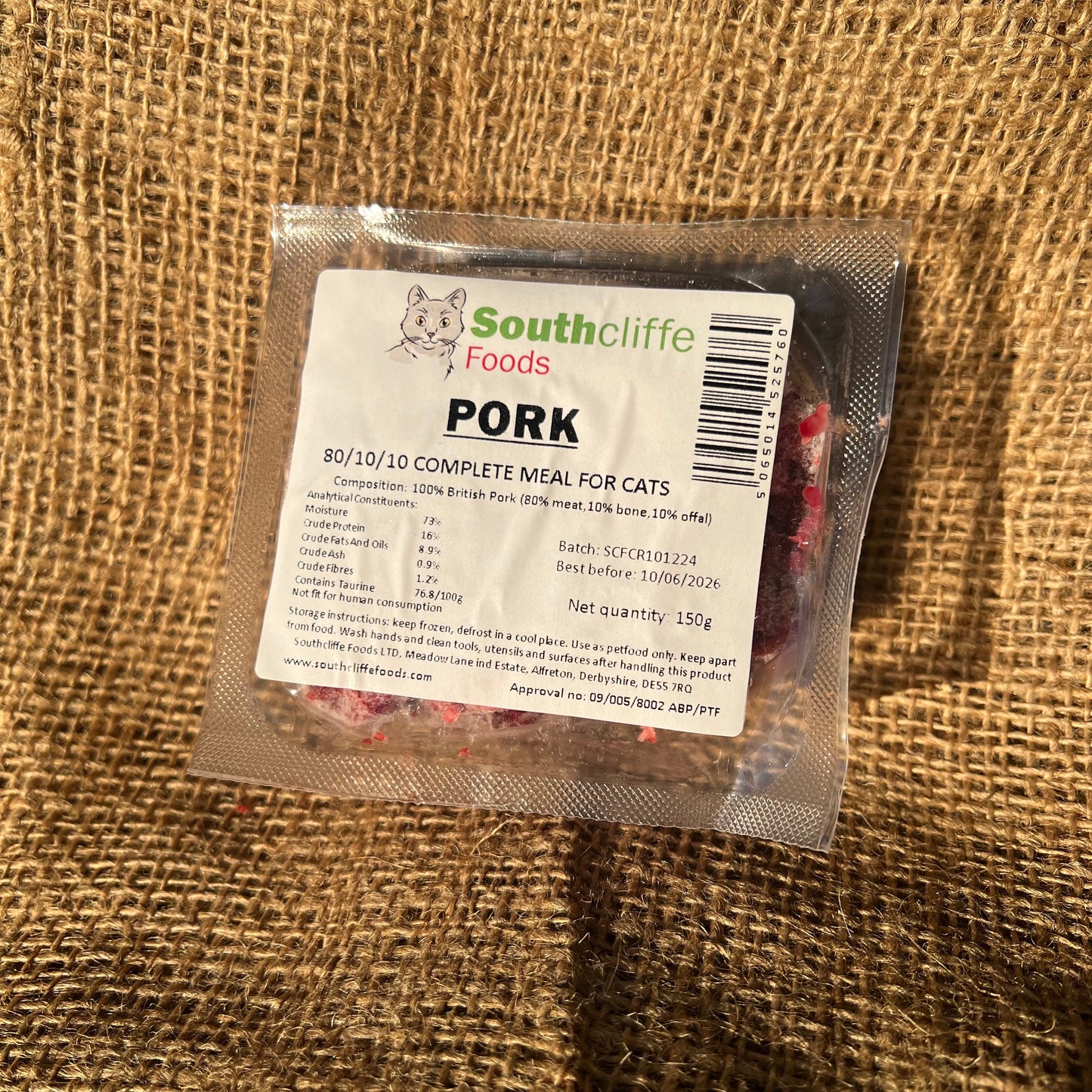 Southcliffe Cat Pork 150g