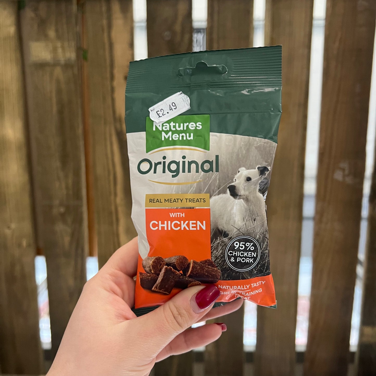 Nature's Menu Chicken training treats 60g