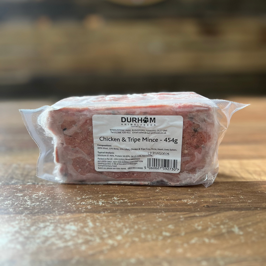 Durham Animal Feeds Chicken & Tripe Mince 454g