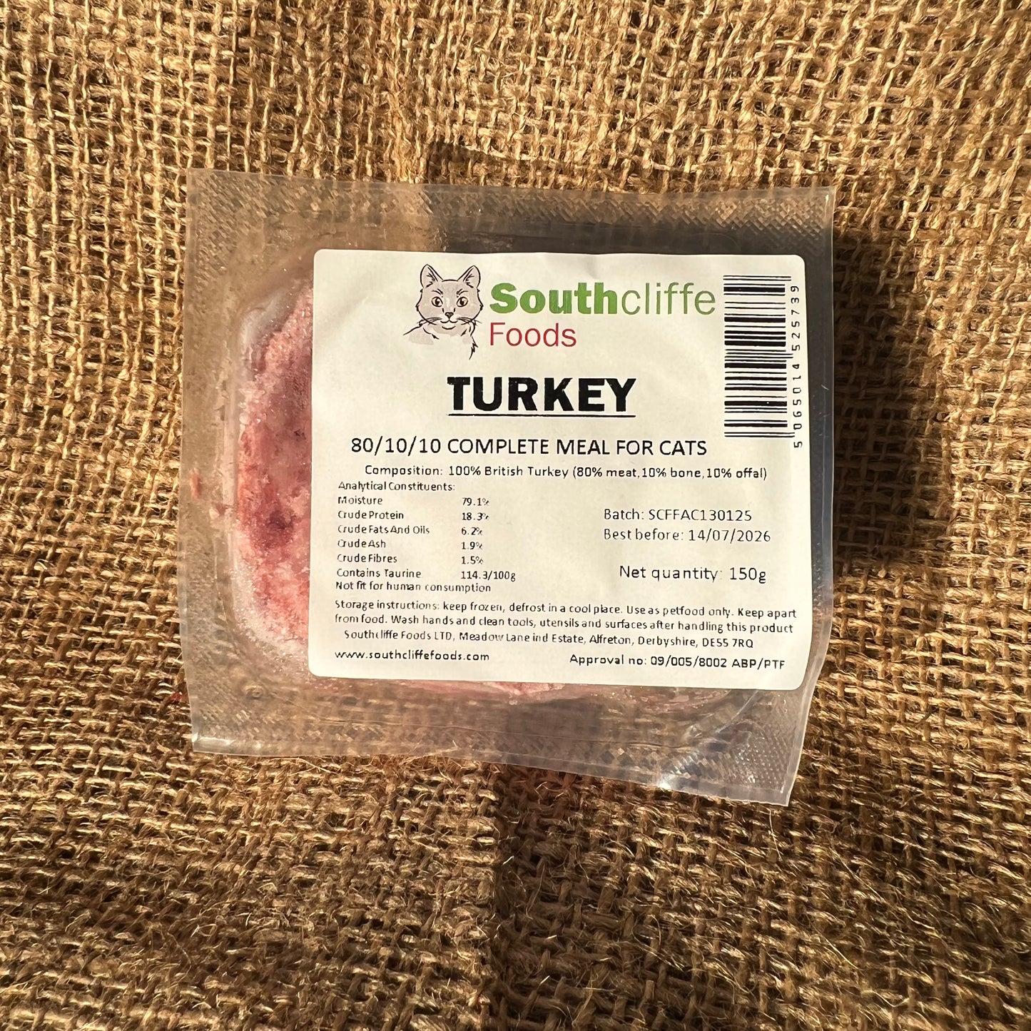Southcliffe Cat Turkey 150g
