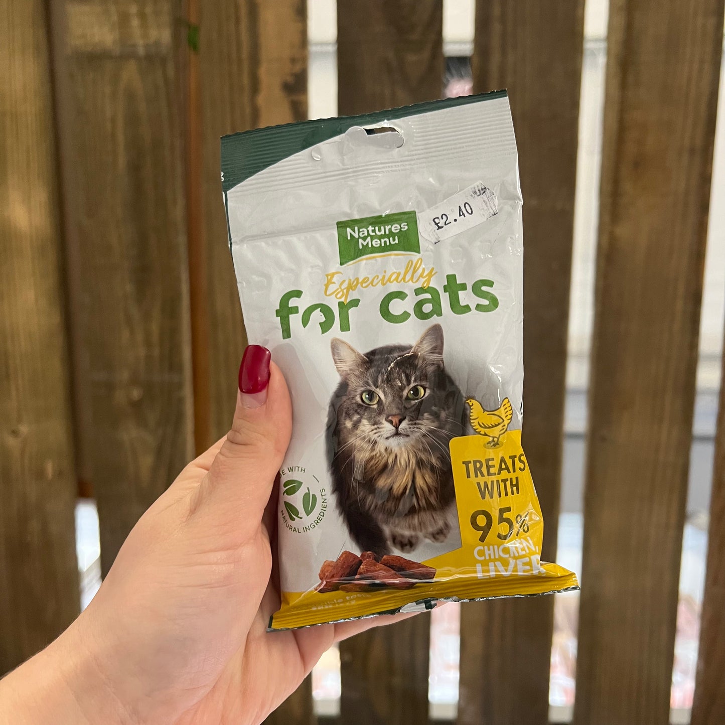 Nature's Menu Cat Treats Chicken & Liver 60g