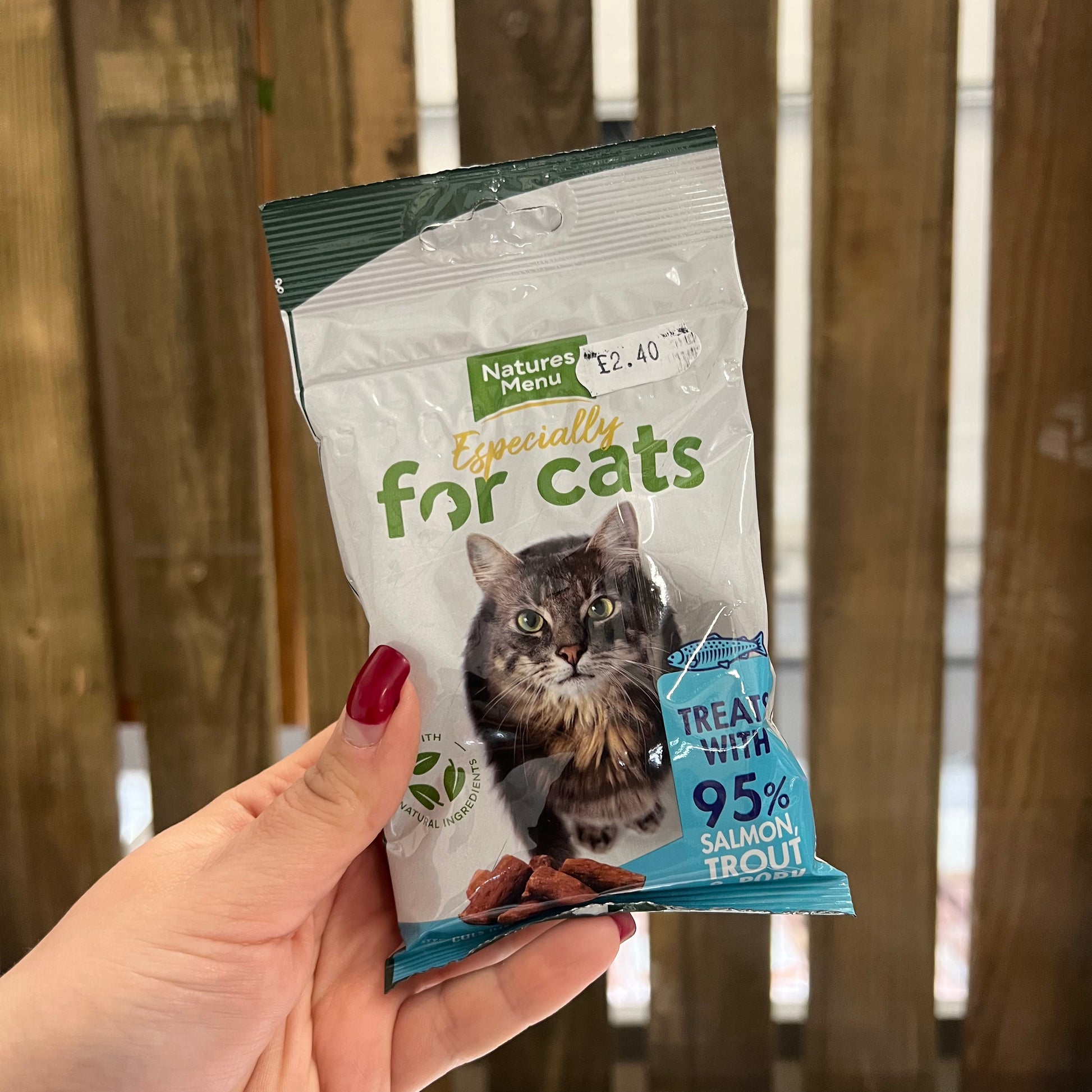 Nature's Menu Cat Treats Salmon Trout 60g