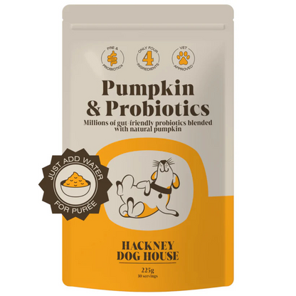 Hackney Dog House Pumpkin & Probiotics Powder 225g