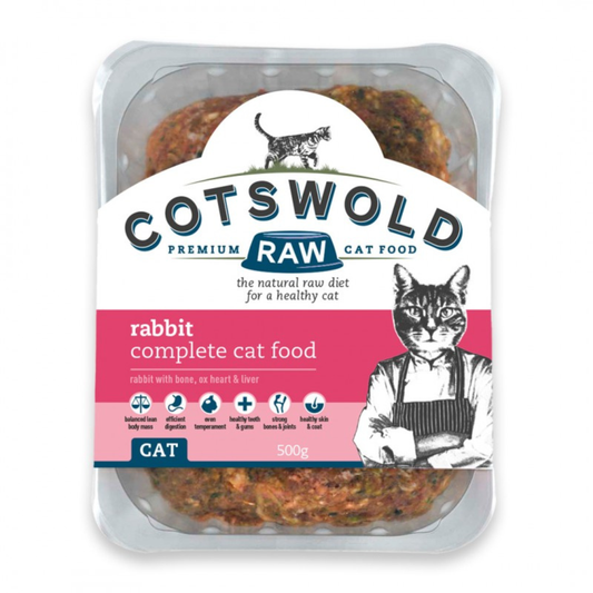Cotswold Cat Food Rabbit 500g