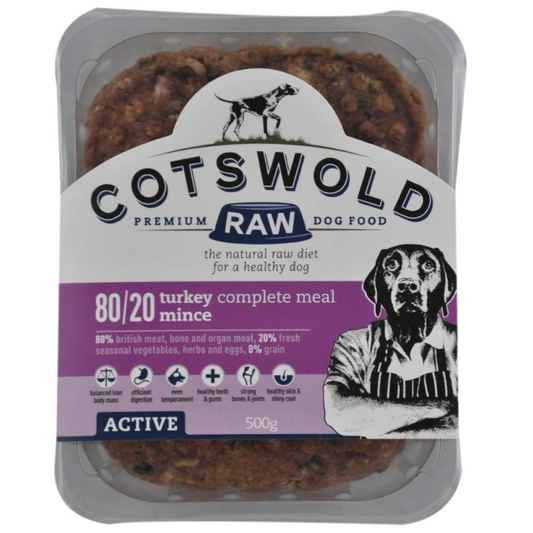 Cotswold Raw Active Turkey Mince 500g