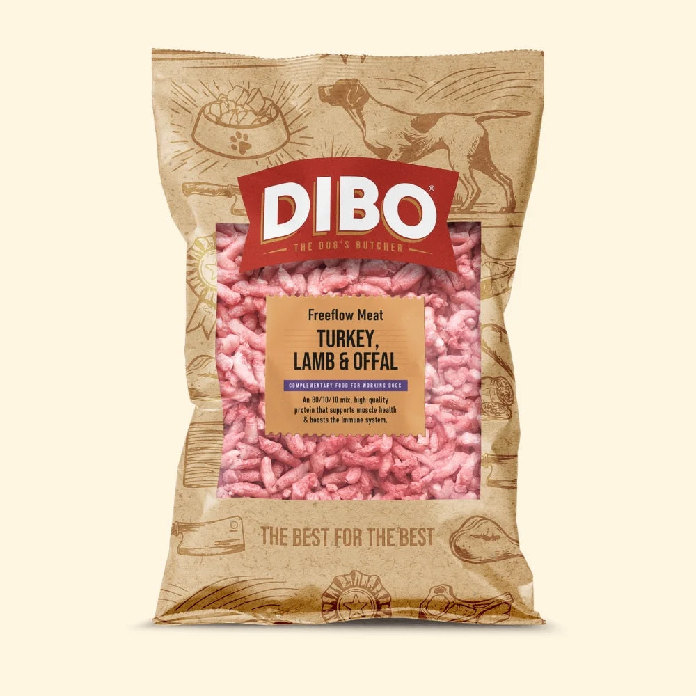 DIBO Turkey & Lamb (80-10-10) 1kg