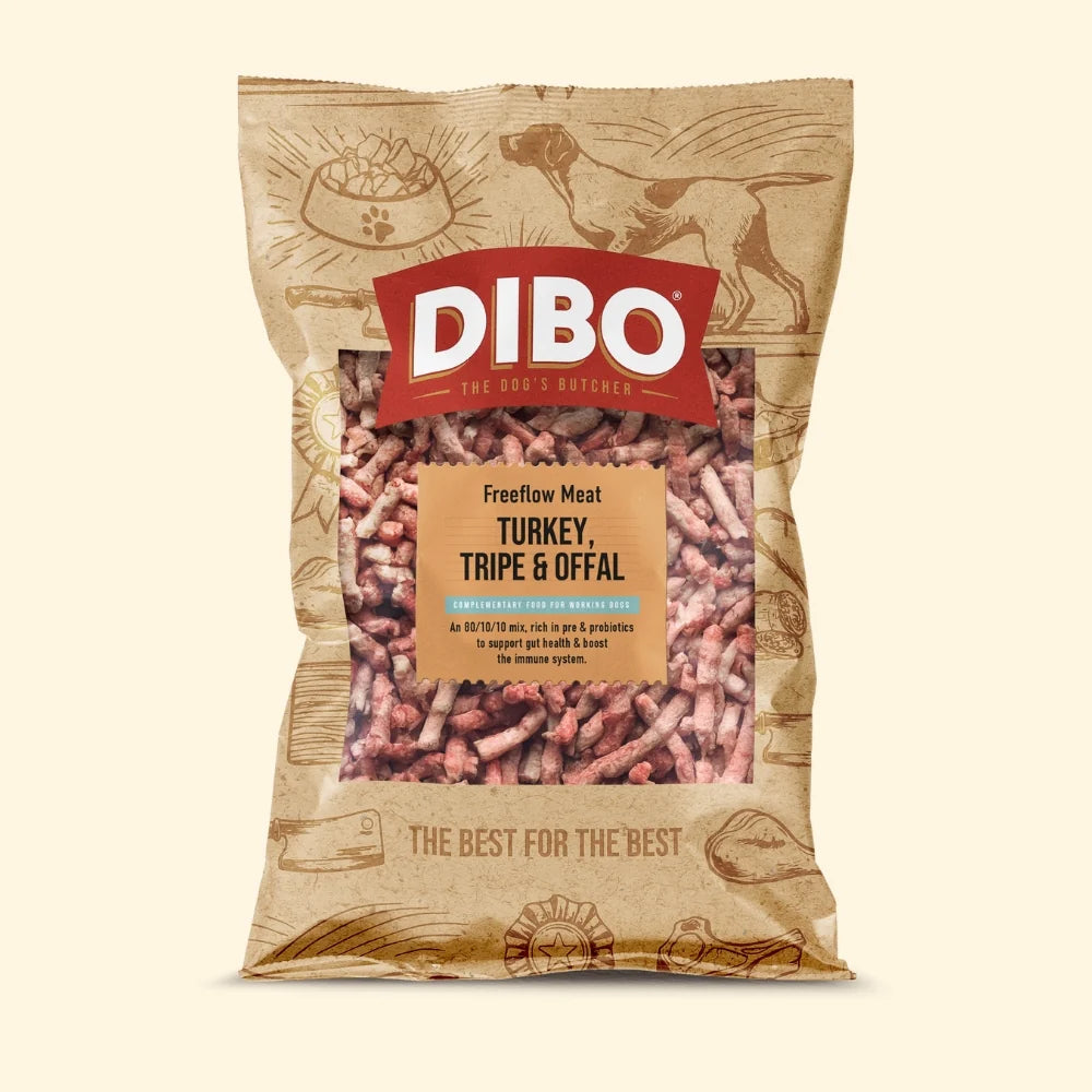 DIBO Turkey & Tripe (80-10-10) 1kg