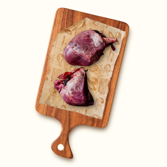The Dogs Butcher Whole Pig Heart x4 or 1KG if from large sow. Hearts locally sourced.