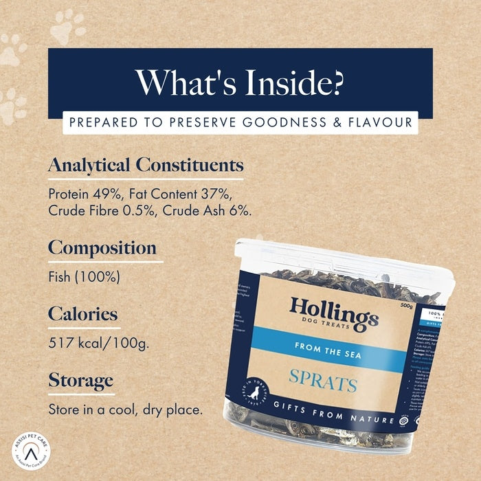 Hollings Sprats 500g