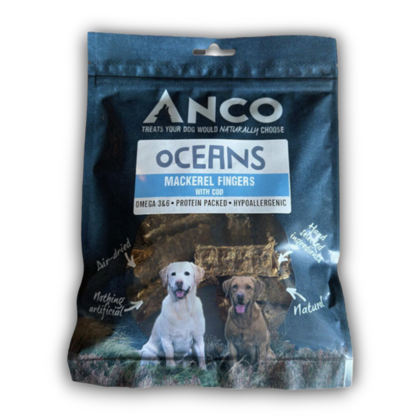 Anco Oceans Mackerel Fingers with Cod 100g