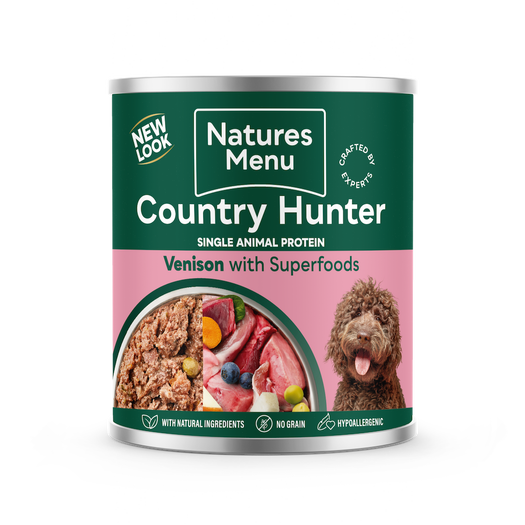Nature's Menu Dog Cans Venison With Superfoods 600g