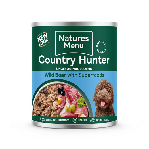Nature's Menu Dog Cans Wild Boar With Superfoods 600g