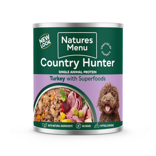 Nature's Menu Dog Cans Turkey With Superfoods 600g