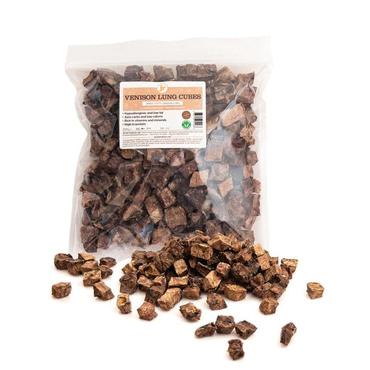 JR Deer Lung Cubes 200g